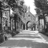Phot of Stockwell from outside in black and white.