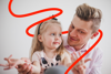 James Fegan button image - father with daughter