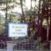 Old photo of the entrance to Spurgeons Homes for Children