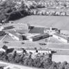 Aerial photograph of Birchington Hall in Stamford, around the time that Christopher Jones was there 